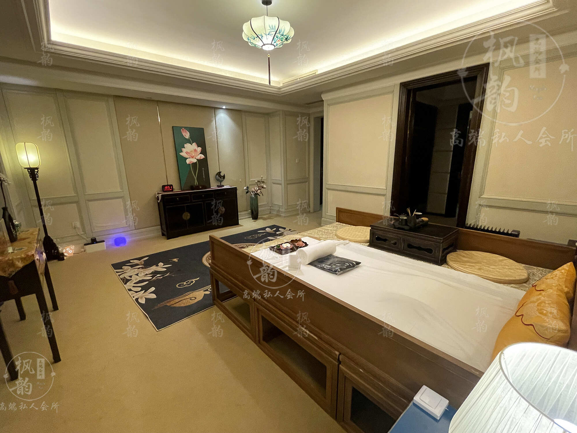 深圳天津渔阳鼓楼人气优选沐足会馆房间也很干净，舒适的spa体验